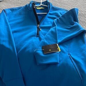Men’s IZOD quarter zip pullover (L)